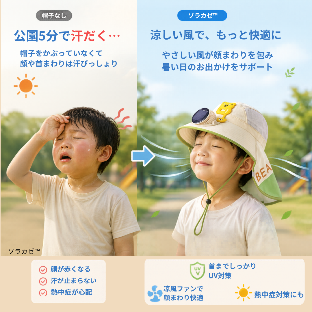 ☀️ソラカゼ™夏のお出かけを、もっと快適に